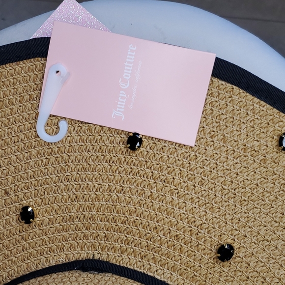 Juicy Couture ❤️NWT❤️ Wide Brimmed Jeweled Hat!❤️❤️❤️ - Picture 3 of 13